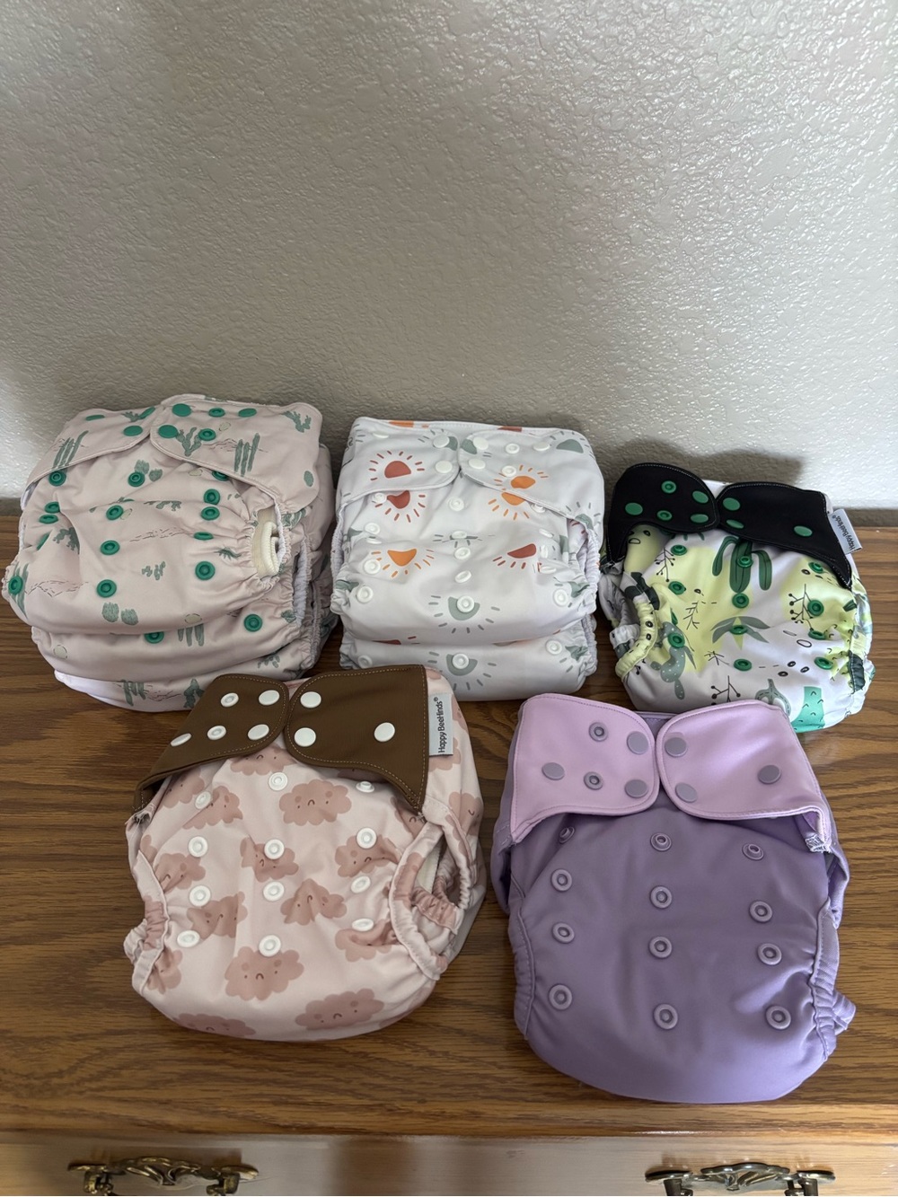 NEW Size 1 Happy Beehinds Snap Pocket Diapers